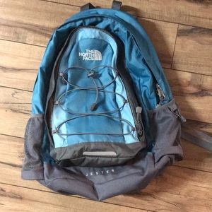 The North Face book bag